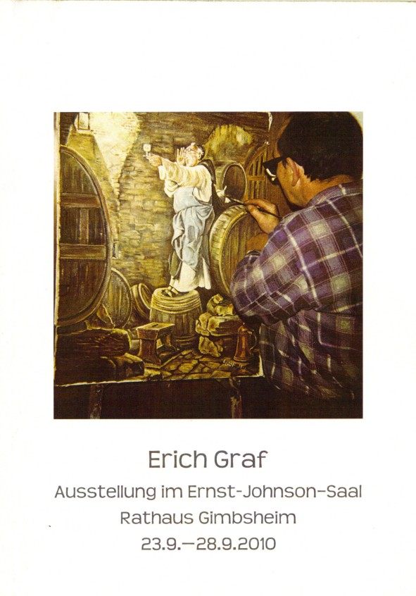 Erich Graf Gimbsheim - Ausstellung Broschre